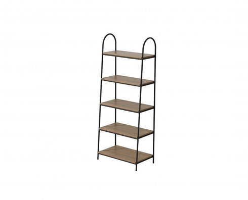 Elegant Lighting Billie 71 inch Shelving Unit in Natural Driftwood Model: AF12230NAT