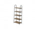 Elegant Lighting Billie 71 inch Shelving Unit in Natural Driftwood Model: AF12230NAT