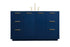Elegant Lighting Blake 54 Inch Single Bathroom Vanity in Blue Model: VF19454BL