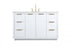 Elegant Lighting Blake 54 Inch Single Bathroom Vanity in Blue Model: VF19454BL