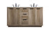 Elegant Lighting Blake 60 Inch Double Bathroom Vanity in Natural Oak Model: VF19460DNT