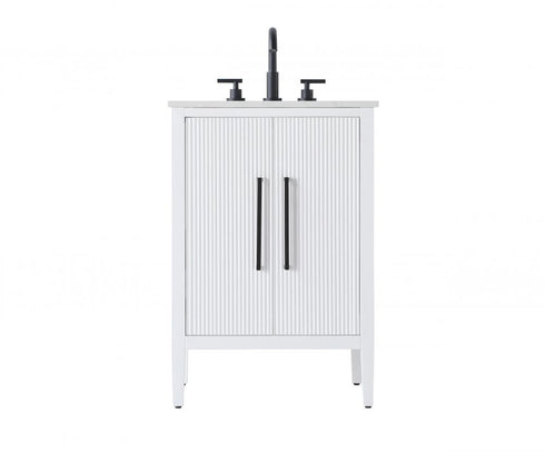 Elegant Lighting Blakely 24 inch Single Bathroom Vanity in Chocolate Oak Model: VF29624CO