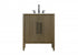 Elegant Lighting Blakely 30 inch Single Bathroom Vanity in Chocolate Oak Model: VF29630CO