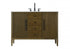 Elegant Lighting Blakely 48 inch Single Bathroom Vanity in Chocolate Oak Model: VF29648CO