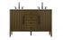 Elegant Lighting Blakely 54 inch Double Bathroom Vanity Inchocolate Oak Model: VF29654DCO