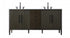 Elegant Lighting Blakely 72 inch Double Bathroom Vanity Inchocolate Oak Model: VF29672DCO