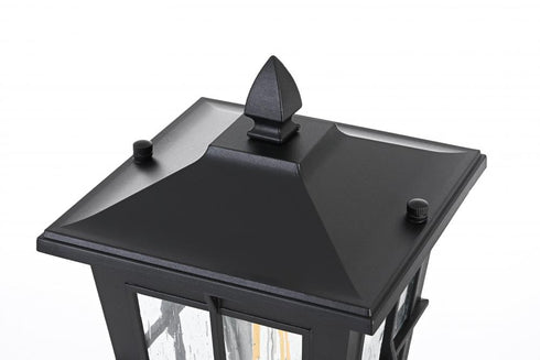 Elegant Lighting Bodine 7 inch Outdoor Pendant in Black Model: OD337P16BK