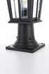 Elegant Lighting Bodine 7 inch Outdoor Pendant in Black Model: OD337P16BK