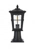 Elegant Lighting Bodine 7 inch Outdoor Pendant in Black Model: OD337P16BK