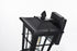 Elegant Lighting Bodine 7 inch Outdoor Pendant in Black Model: OD337W12BK