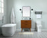 Elegant Lighting Boise 30 Inch Single Bathroom Vanity in Teak Model: VF41030MTK
