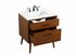 Elegant Lighting Boise 30 Inch Single Bathroom Vanity in Teak Model: VF41030MTK