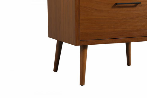 Elegant Lighting Boise 30 Inch Single Bathroom Vanity in Teak Model: VF41030MTK