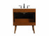 Elegant Lighting Boise 30 Inch Single Bathroom Vanity in Teak Model: VF41030MTK