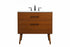 Elegant Lighting Boise 36 Inch Single Bathroom Vanity in Teak Model: VF41036MTK