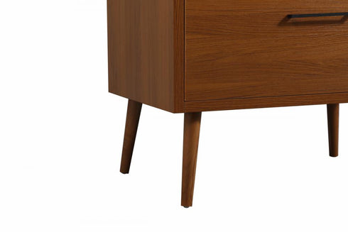 Elegant Lighting Boise 36 Inch Single Bathroom Vanity in Teak Model: VF41036MTK
