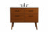 Elegant Lighting Boise 42 Inch Single Bathroom Vanity in Teak Model: VF41042MTK