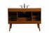 Elegant Lighting Boise 48 Inch Single Bathroom Vanity in Teak Model: VF41048MTK
