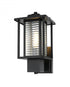 Elegant Lighting Bouvier 7 inch Outdoor Pendant in Black Model: OD344W14BK