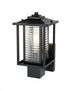 Elegant Lighting Bouvier 7 inch Outdoor Pendant in Black Model: OD344W14BK