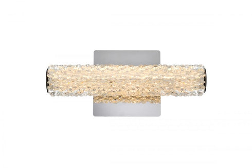 Elegant Lighting Bowen 12 Inch Adjustable LED Wall Sconce in Chrome Model: 3800W12C