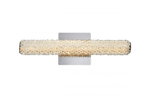 Elegant Lighting Bowen 18 Inch Adjustable LED Wall Sconce in Chrome Model: 3800W18C