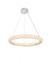 Elegant Lighting Bowen 26 Inch Adjustable LED Chandelier in Chrome Model: 3800D26C
