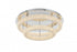 Elegant Lighting Bowen 29.5 inch LED Flush Mount in Chrome Model: 3800F30L2C