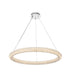 Elegant Lighting Bowen 32 Inch Adjustable LED Chandelier in Chrome Model: 3800D31C