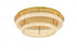Elegant Lighting Bowen 33.5 inch LED Flush Mount in Chrome Model: 3800F33C