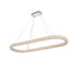 Elegant Lighting Bowen 51 Inch Adjustable LED Chandelier in Chrome Model: 3800D50L1C