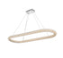 Elegant Lighting Bowen 51 Inch Adjustable LED Chandelier in Chrome Model: 3800D50L1C