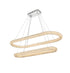 Elegant Lighting Bowen 51 Inch Adjustable LED Chandelier in Chrome Model: 3800G50L2C