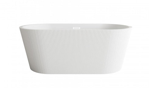 Elegant Lighting Bryant 59 inch Bathtub in Glossy White with Brushed Gold Trim Model: BT30759GW-BGD