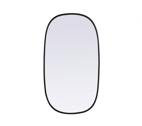 Elegant Lighting Brynn Metal Frame Oval Mirror 24x60 Inch in Silver Model: MR2B2460SIL