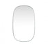 Elegant Lighting Brynn Metal Frame Oval Mirror 24x60 Inch in Silver Model: MR2B2460SIL