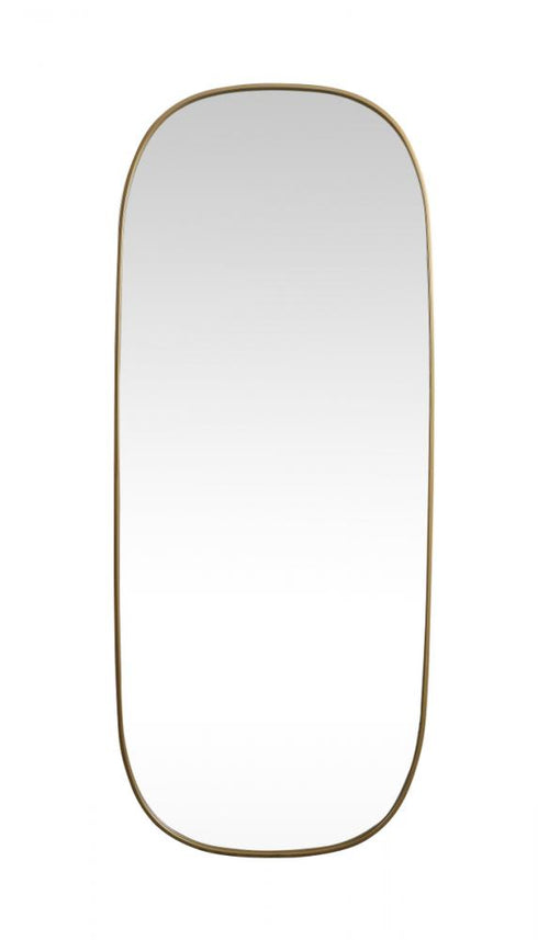 Elegant Lighting Brynn Metal Frame Oval Mirror 24x60 Inch in Silver Model: MR2B2460SIL
