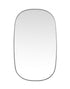 Elegant Lighting Brynn Metal Frame Oval Mirror 24x60 Inch in Silver Model: MR2B2460SIL