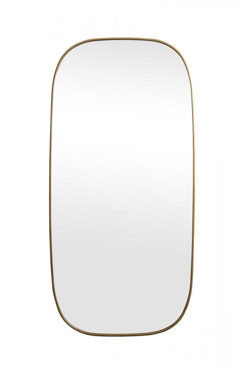 Elegant Lighting Brynn Metal Frame Oval Mirror 24x60 Inch in Silver Model: MR2B2460SIL
