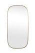 Elegant Lighting Brynn Metal Frame Oval Mirror 24x60 Inch in Silver Model: MR2B2460SIL