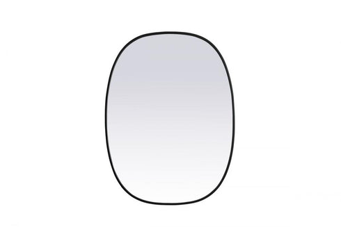 Elegant Lighting Brynn Metal Frame Oval Mirror 24x60 Inch in Silver Model: MR2B2460SIL