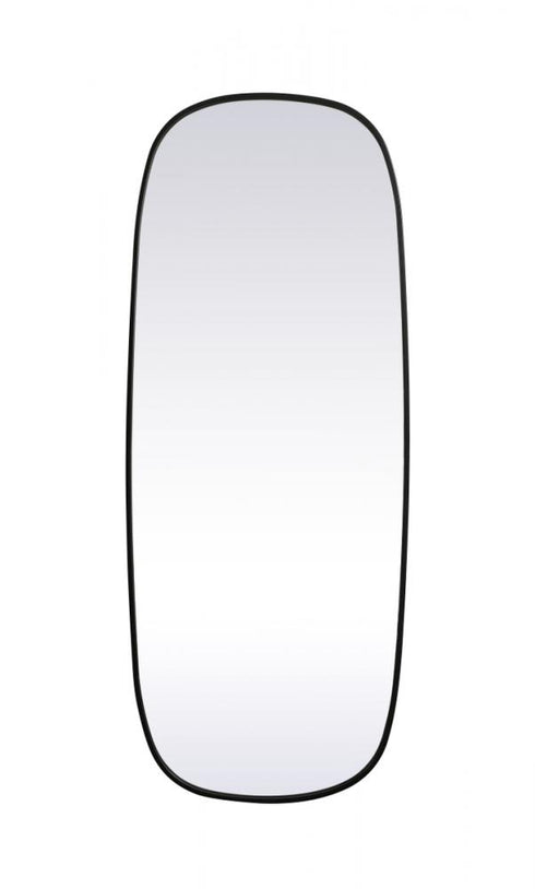 Elegant Lighting Brynn Metal Frame Oval Mirror 24x60 Inch in Silver Model: MR2B2460SIL