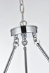 Elegant Lighting Cadence Pendant Light D26 Inch G9 Lt6 40 Watt Chrome in Chrome and Clear Finish Model: 5100D26C