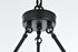 Elegant Lighting Cadence Pendant Light D36 Inch +26 Inch G9 Lt15 40 Watt Black in Black and Clear Finish Model: 5100L236BK
