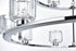 Elegant Lighting Cadence Pendant Light D36 Inch +26 Inch G9 Lt15 40 Watt Chrome in Chrome and Clear Finish Model: 5100L236C