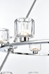 Elegant Lighting Cadence Pendant Light D36 Inch +26 Inch G9 Lt15 40 Watt Chrome in Chrome and Clear Finish Model: 5100L236C