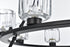 Elegant Lighting Cadence Pendant Light D36 Inch +48 Inch G9 Lt21 40 Watt Black in Black and Clear Finish Model: 5100L248BK