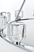 Elegant Lighting Cadence Pendant Light D36 Inch +48 Inch G9 Lt21 40 Watt Chrome in Chrome and Clear Finish Model: 5100L248C