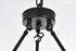 Elegant Lighting Cadence Pendant Light D48 Inch +36 Inch +26 Inch G9 Lt27 40 Watt Black in Black and Clear Finish Model: 5100L348BK