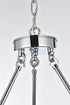 Elegant Lighting Cadence Pendant Light D48 Inch G9 Lt12 40 Watt Chrome in Chrome and Clear Finish Model: 5100D48C